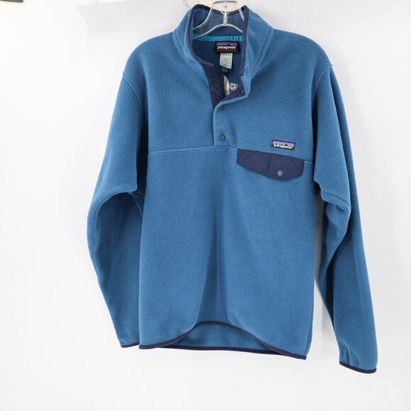Patagonia Pullover Men's Small Luau & Legend Synchilla Snap-T fleece pocket